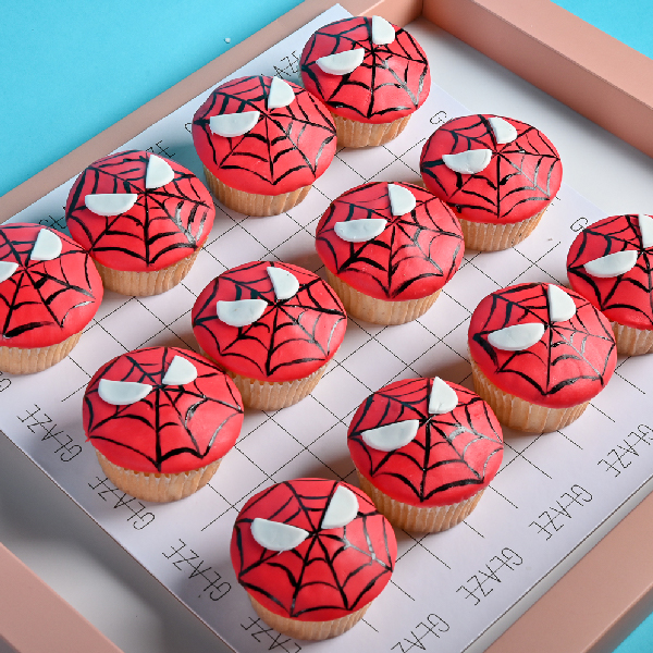 Spiderman Cupcakes | Bleems