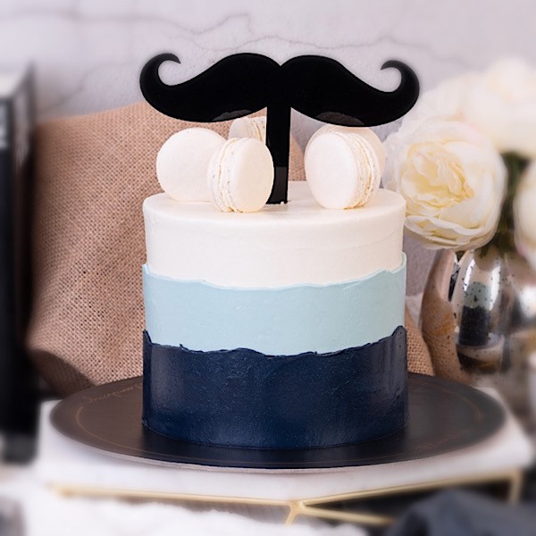 Ghaziabad Special: Online Mustache Fondant Cake Delivery in Ghaziabad