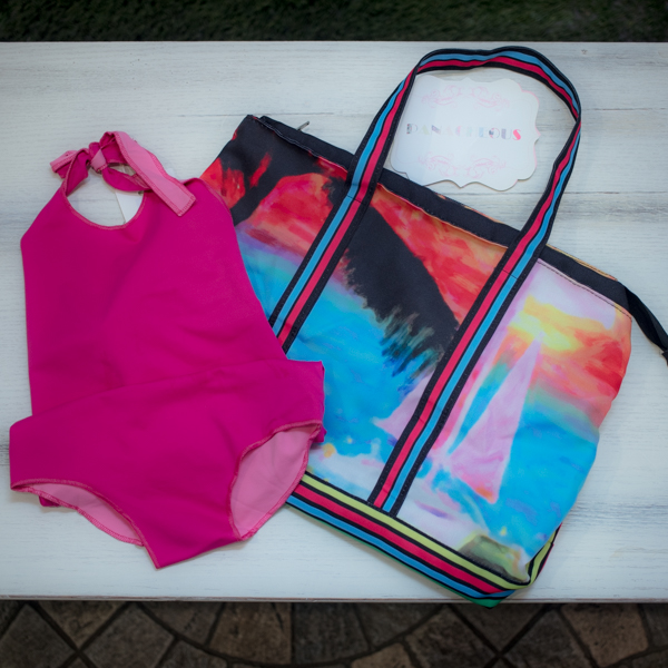 Colorful Bathing Suit & Bag (10 yrs) Bleems