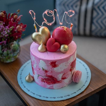 Pink Love Cake