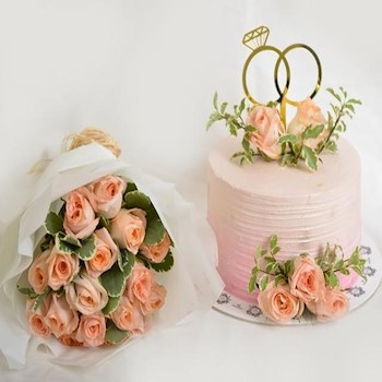 Ring Flower Cake
