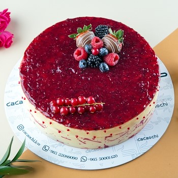 Raspberry & Vanilla Cake