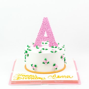 Pink Flower Cake l