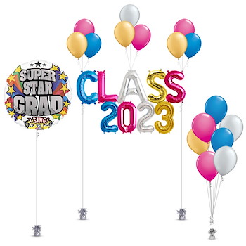  Colorful Class Balloon Decoration