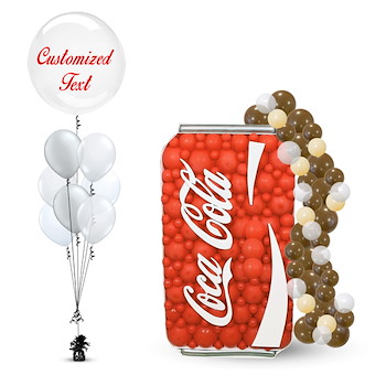 Coke Balloon Decoration