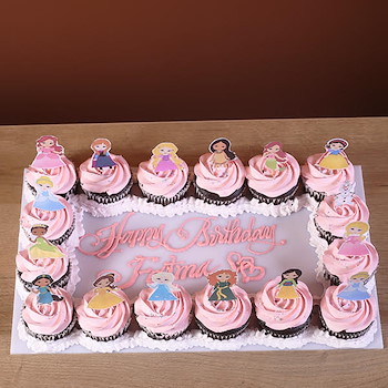 Mini Princess Cupcakes