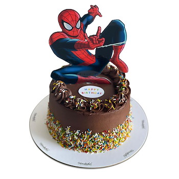 Spider Man Cake (Chocolate)