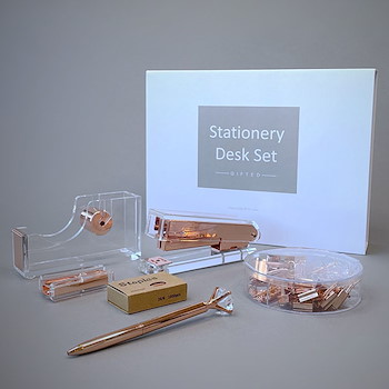 Mini Stationery Set (Rose Gold)