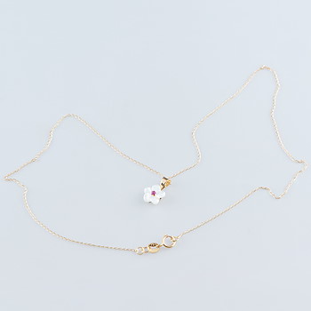Ruby Floral Necklace