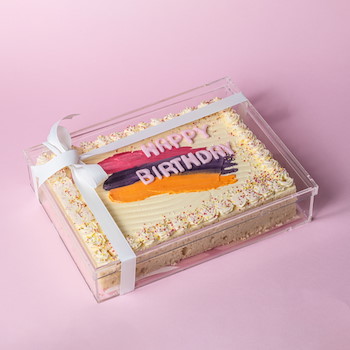 Vanilla Cake Box