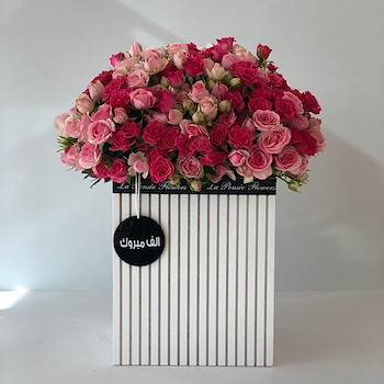 Pink Roses Box