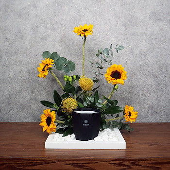 Small Sunflower Tray