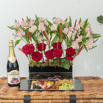 Platter With Roses II
