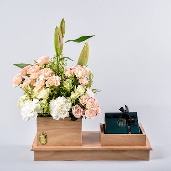Flower Wooden Box
