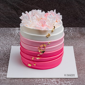 Pink Gradient Cake