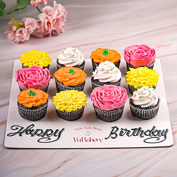 Multicolor Cupcakes