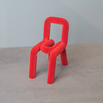 Chair Ornament Red