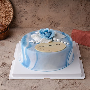 Sky Blue Cake l