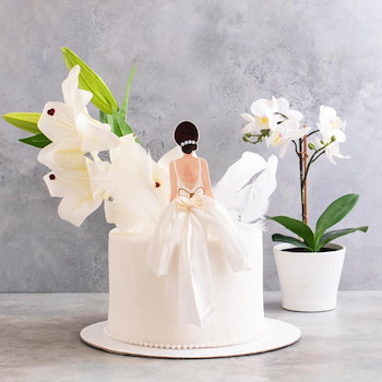 Orchid Bride Cake