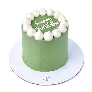 Green Art Cake