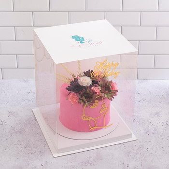 Pink Face Birthday Cake