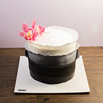 Orchid Flower Cake