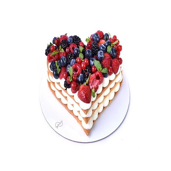 Heart Fruit Cake