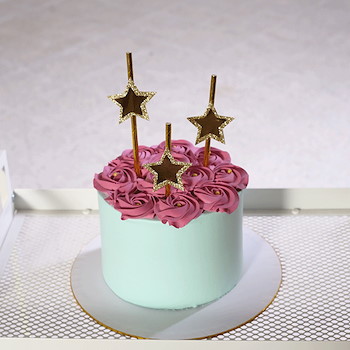 Fuchsia Star Cakes