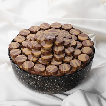 Chocolate Marble Metal Tray