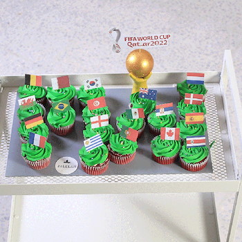 World Cup Cupcakes