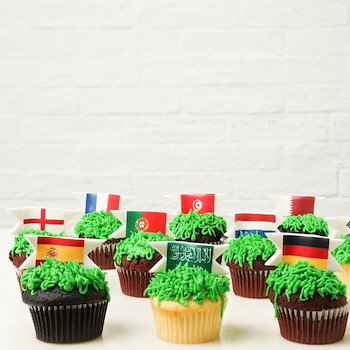 World Cup Cupcakes 
