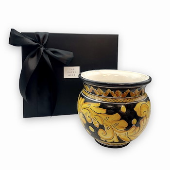 Noir Goldlike Vase Gift 