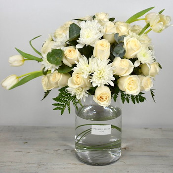 Full White Vase