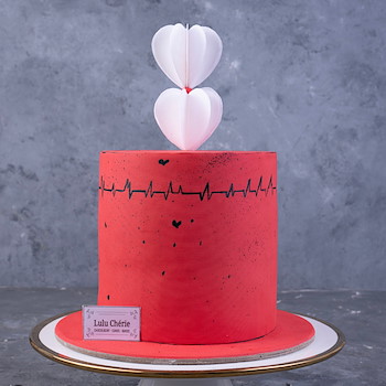 Heart Beat Cake