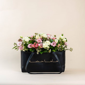 Flowers Leather Bag