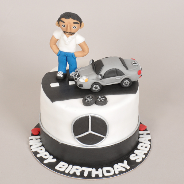 Cakes - MERCEDES BENZ 🥂 Cheers to forty four years and... | Facebook
