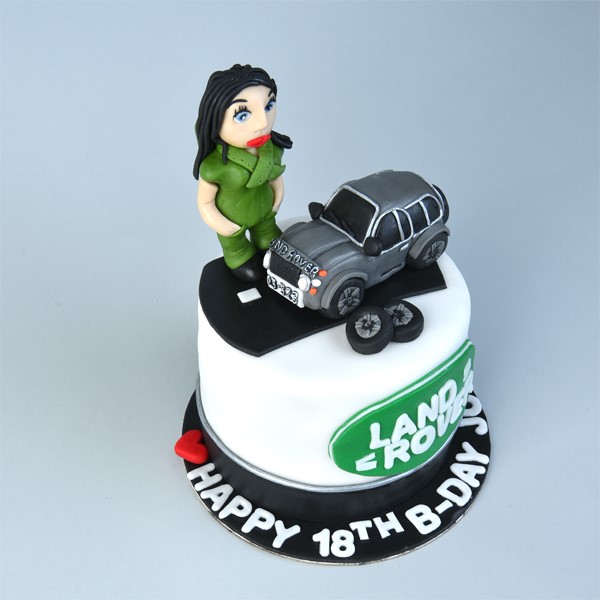Range Rover Car Shape Photo Cake Delivery in Delhi NCR - ₹1,899.00 Cake  Express
