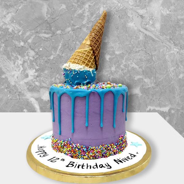 Drip Dog Birthday Cake - Dozer turns 9! | RecipeTin Eats