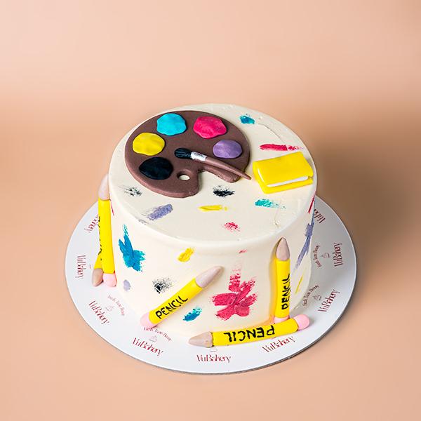 Baking with Roxana's Cakes: Art Themed Birthday Cake